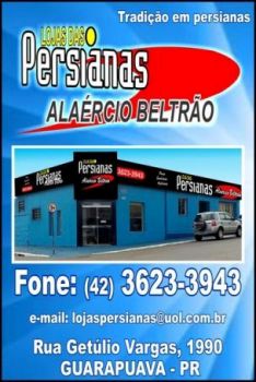 Persianas Alaercio Beltrao Guarapuava PR
